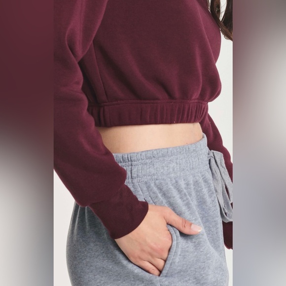 Essentials 3 PACK: WOMEN'S FLEECE CROPPED SWEATSHIRTS Size 1X - NEW - Picture 6 of 8